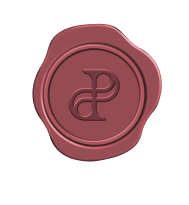 Pink wax logo Polina Peneva brand