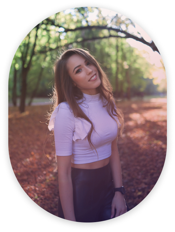 A photo of Polina smiling